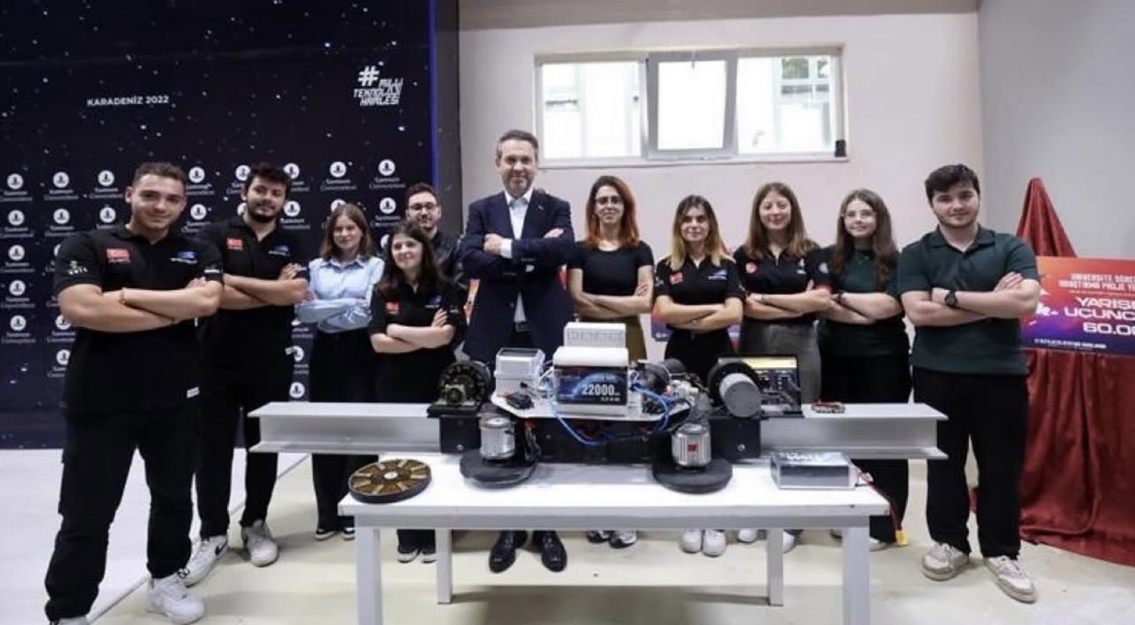 Atölyede üretim çalışması